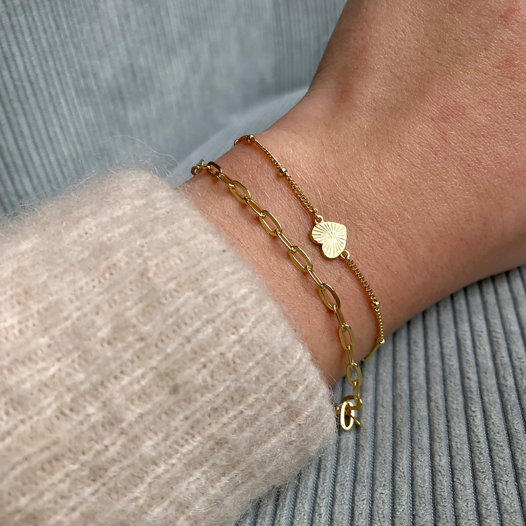 Bracelet Chunky Chain Gold - by Lauren
