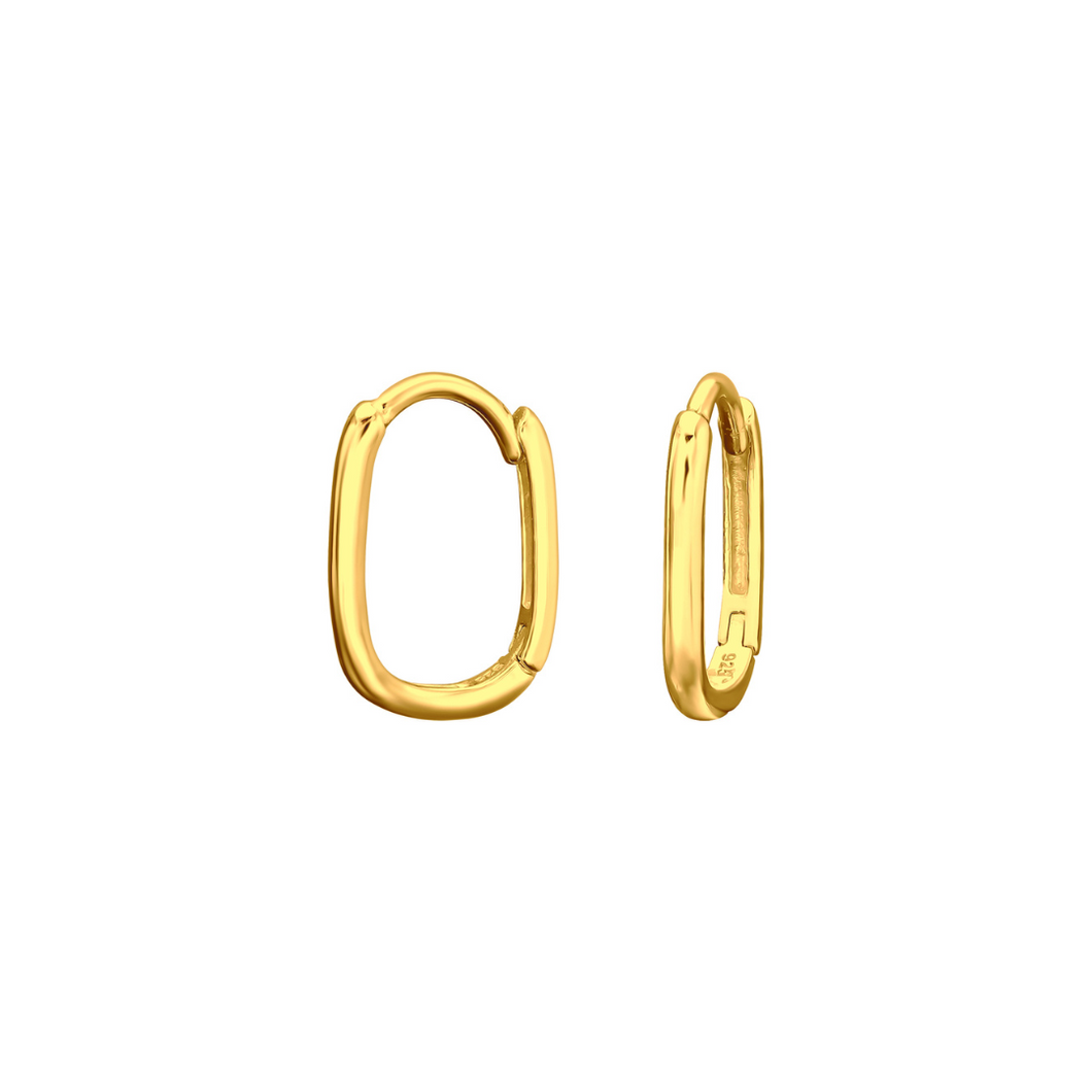 Hoops Oval Gold