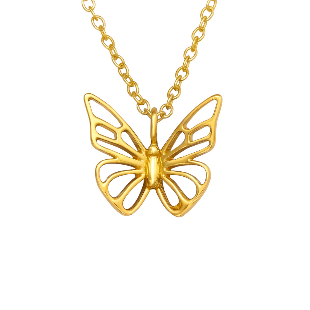 Necklace Butterfly Gold