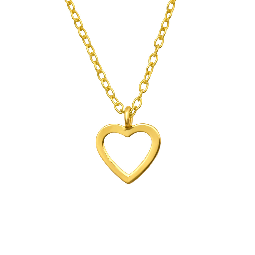 Necklace Heart Gold