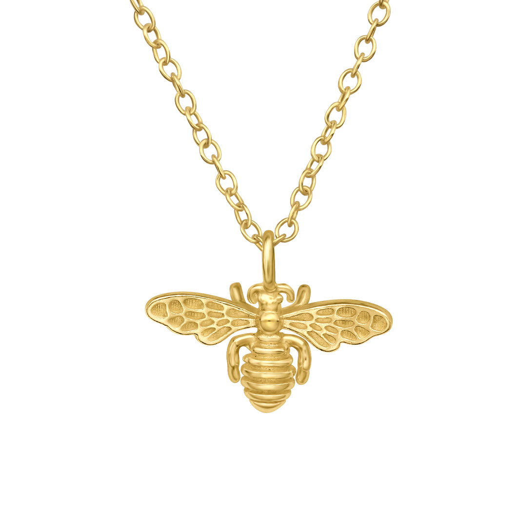 Necklace Bee Gold