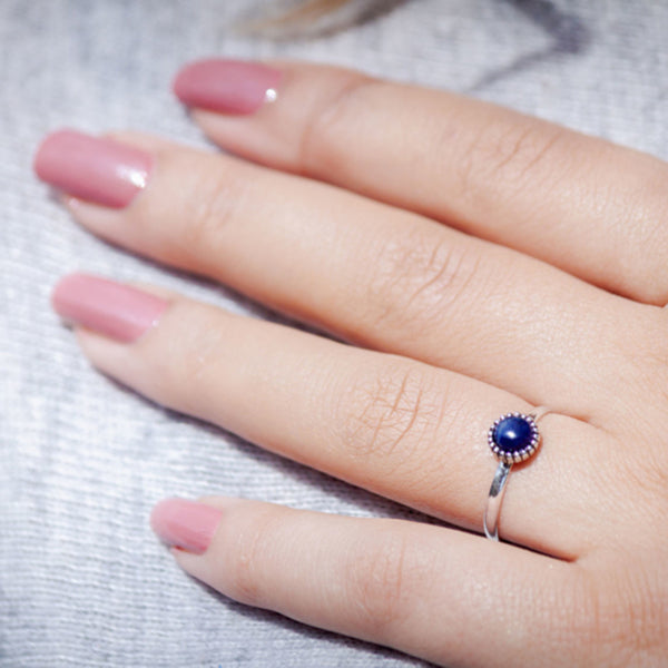 Ring Dahlia Blue