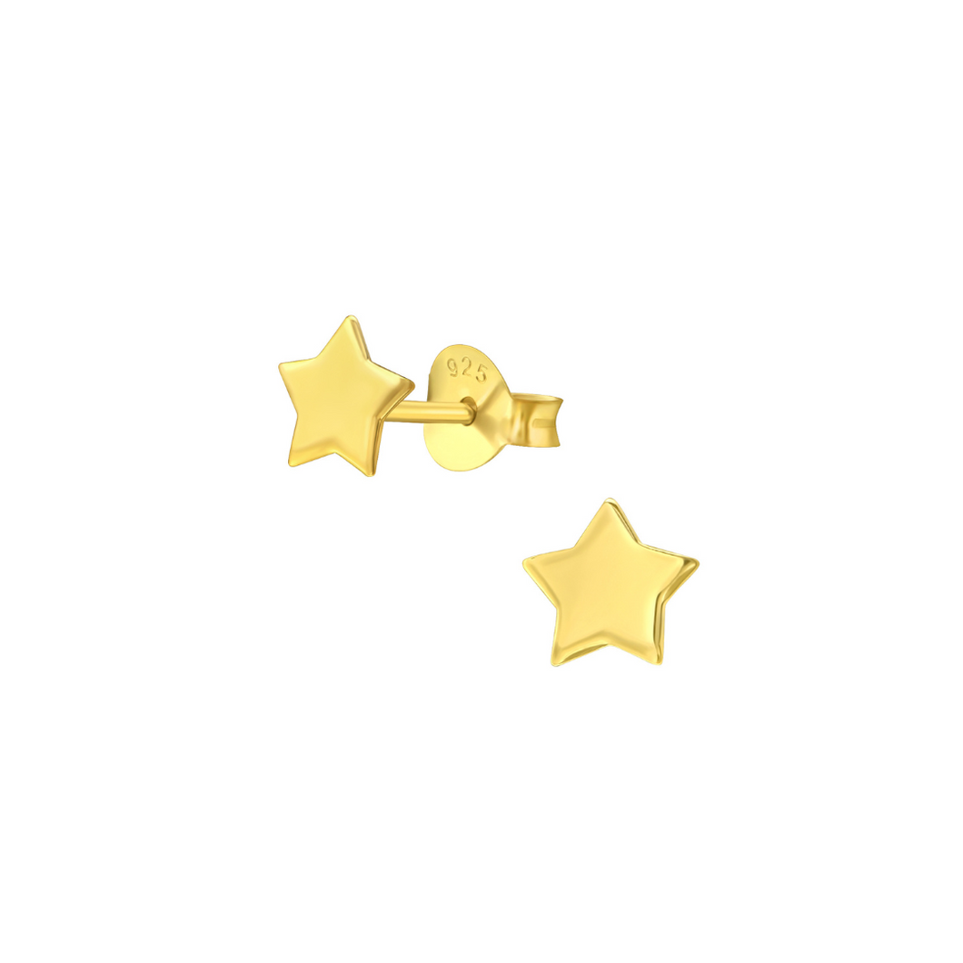 Earrings Star Gold