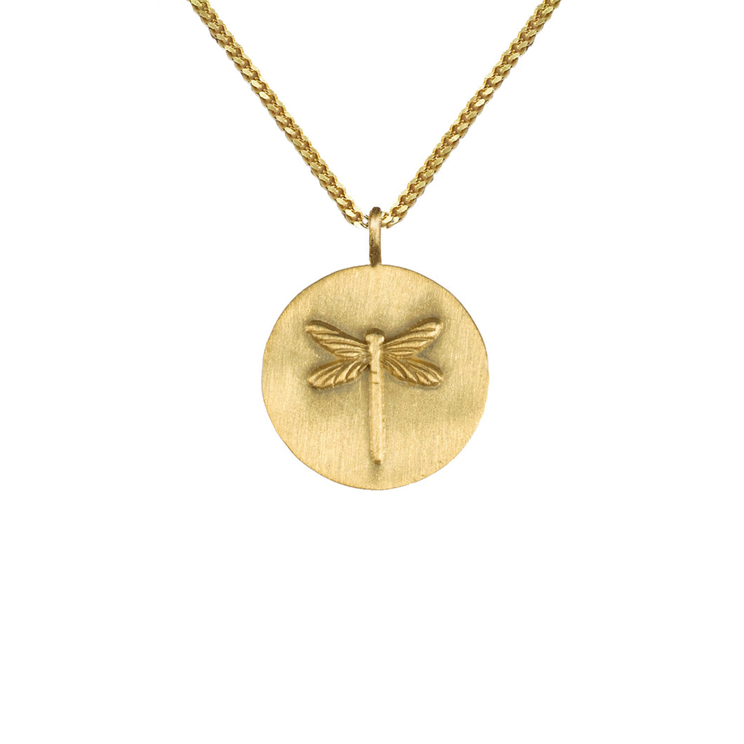 Necklace Flying Gold - by Lauren