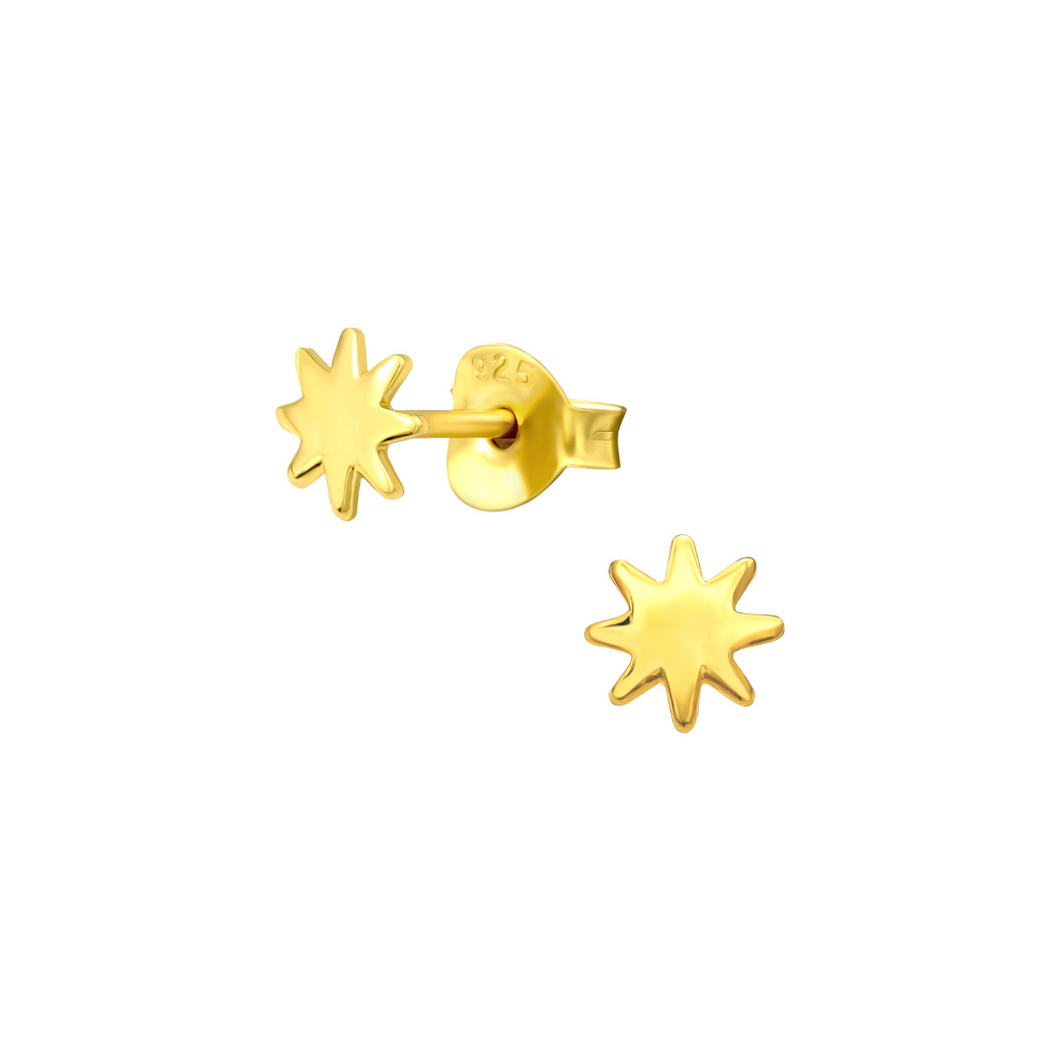 Earrings Star Gold
