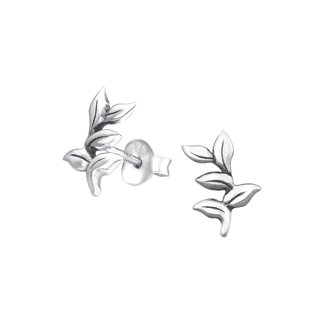 Earrings Branches Silver