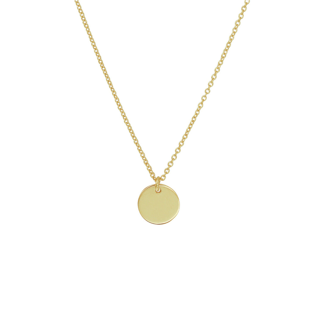 Necklace Round Long Gold